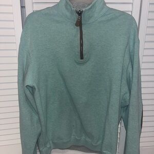 Daniel Cremieux Mint Green Zip-Up Sweater